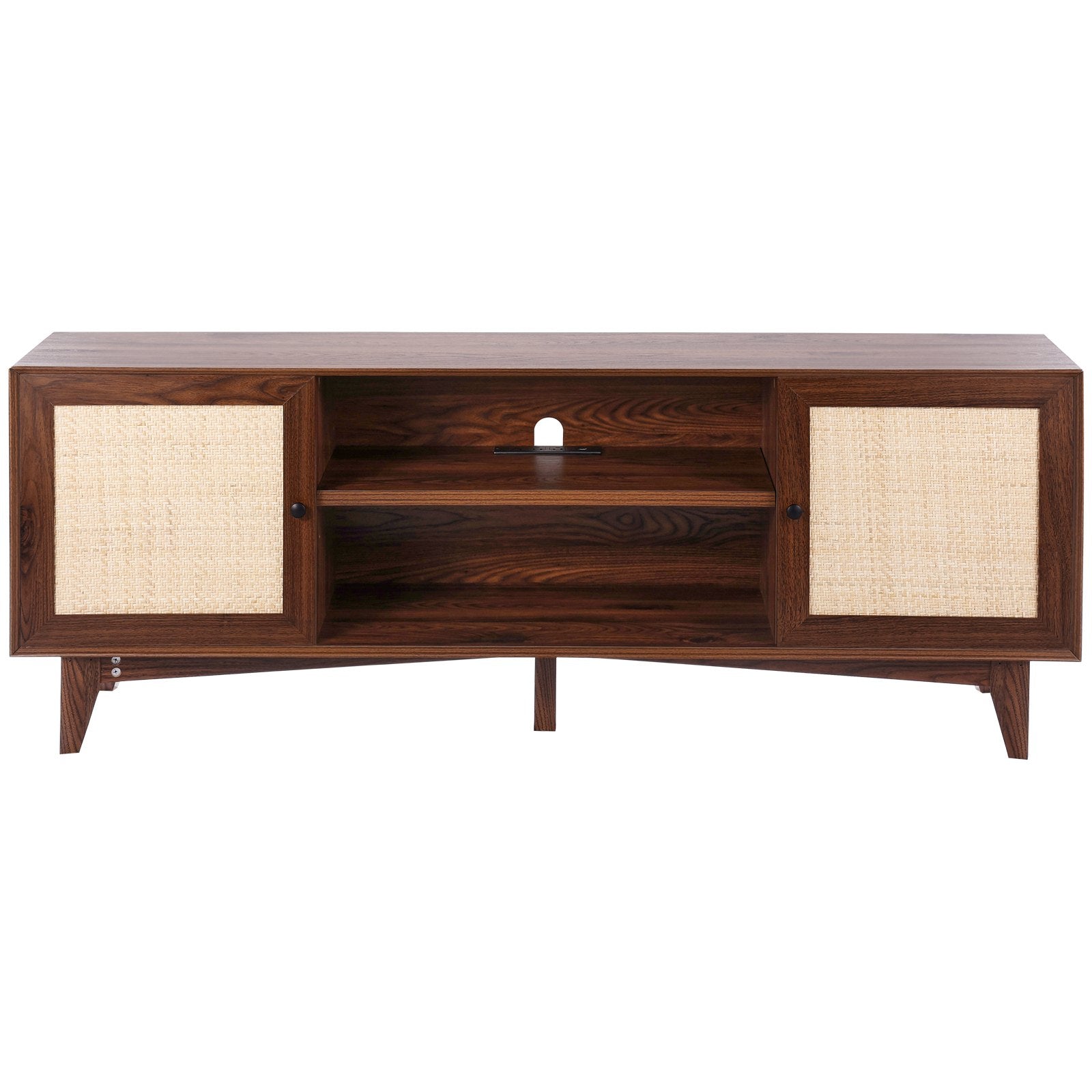 VEVOR Rattan TV Stand for 75