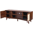 VEVOR Rattan TV Stand for 75
