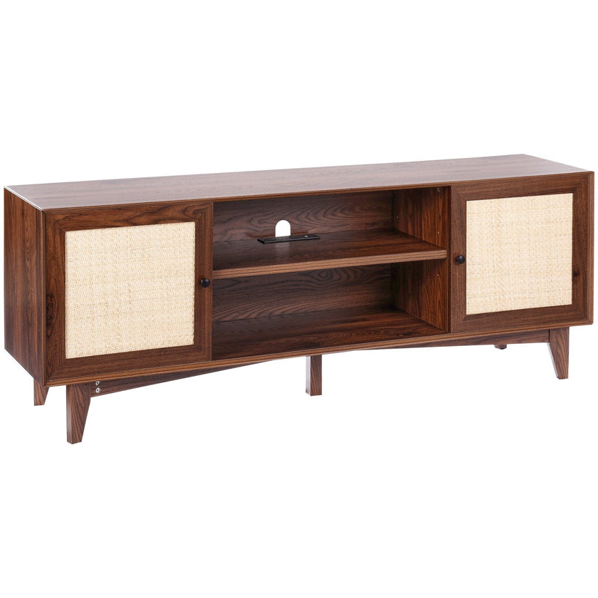 VEVOR Rattan TV Stand for 75