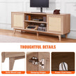 VEVOR Rattan TV Stand for 75