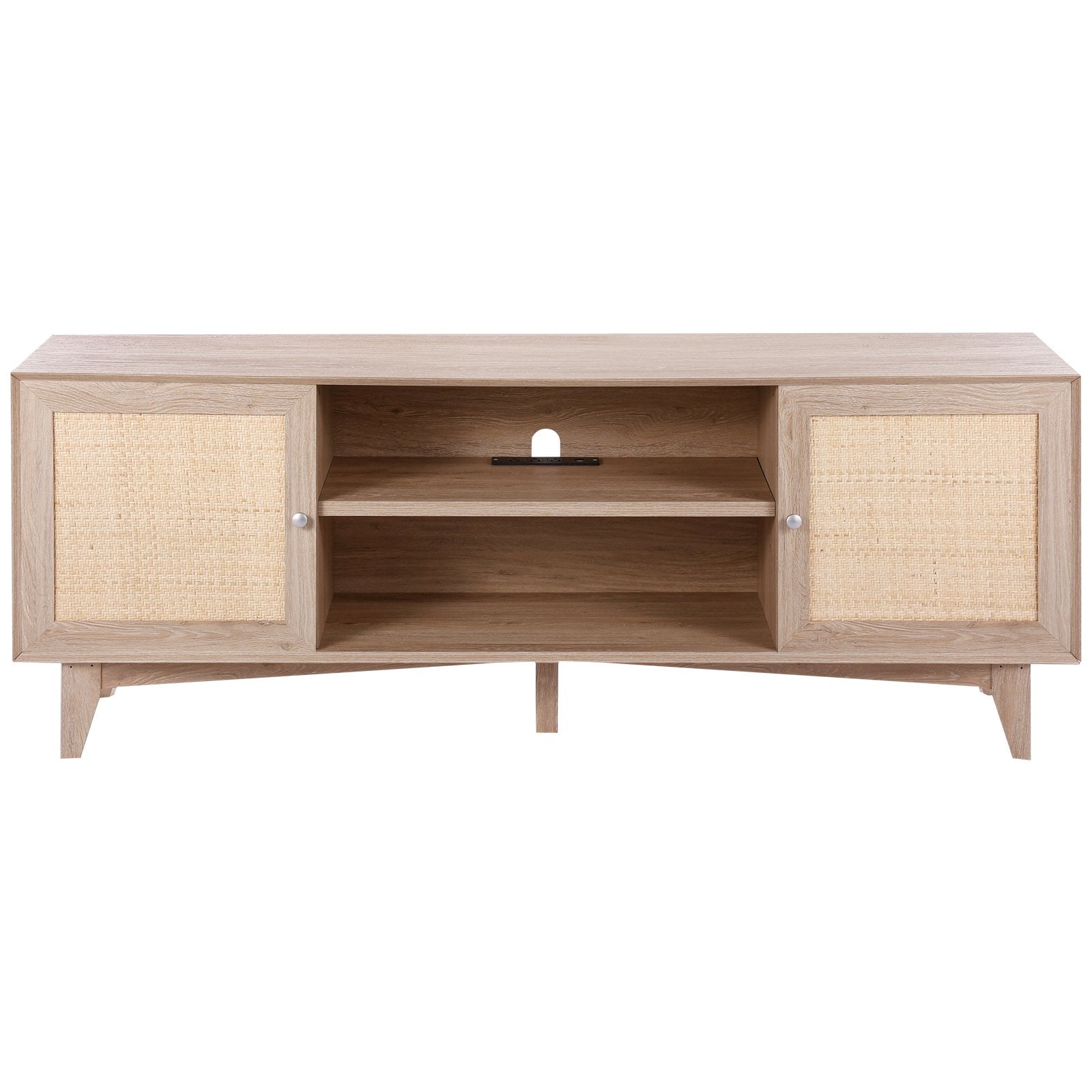 VEVOR Rattan TV Stand for 75