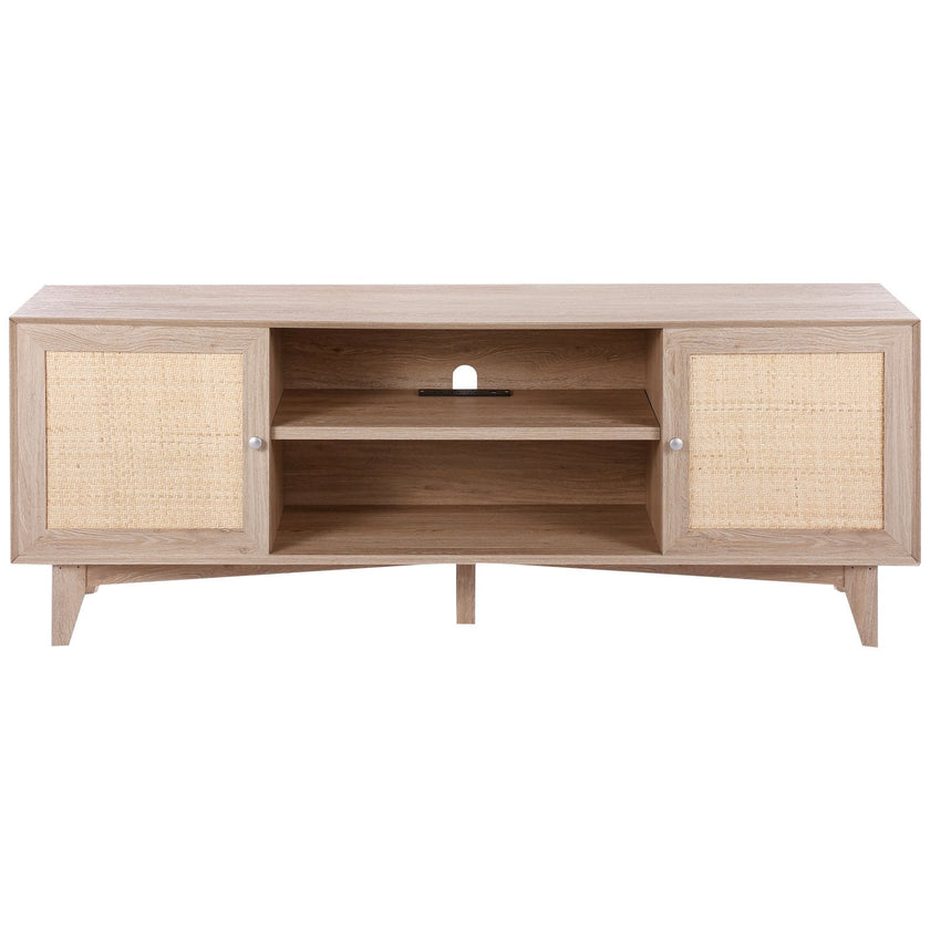 VEVOR Rattan TV Stand for 75