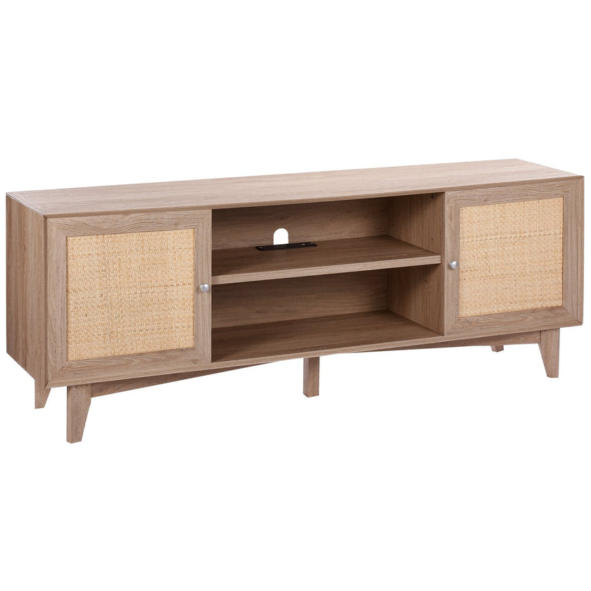 VEVOR Rattan TV Stand for 75