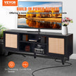 VEVOR Rattan TV Stand for 75