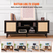 VEVOR Rattan TV Stand for 75