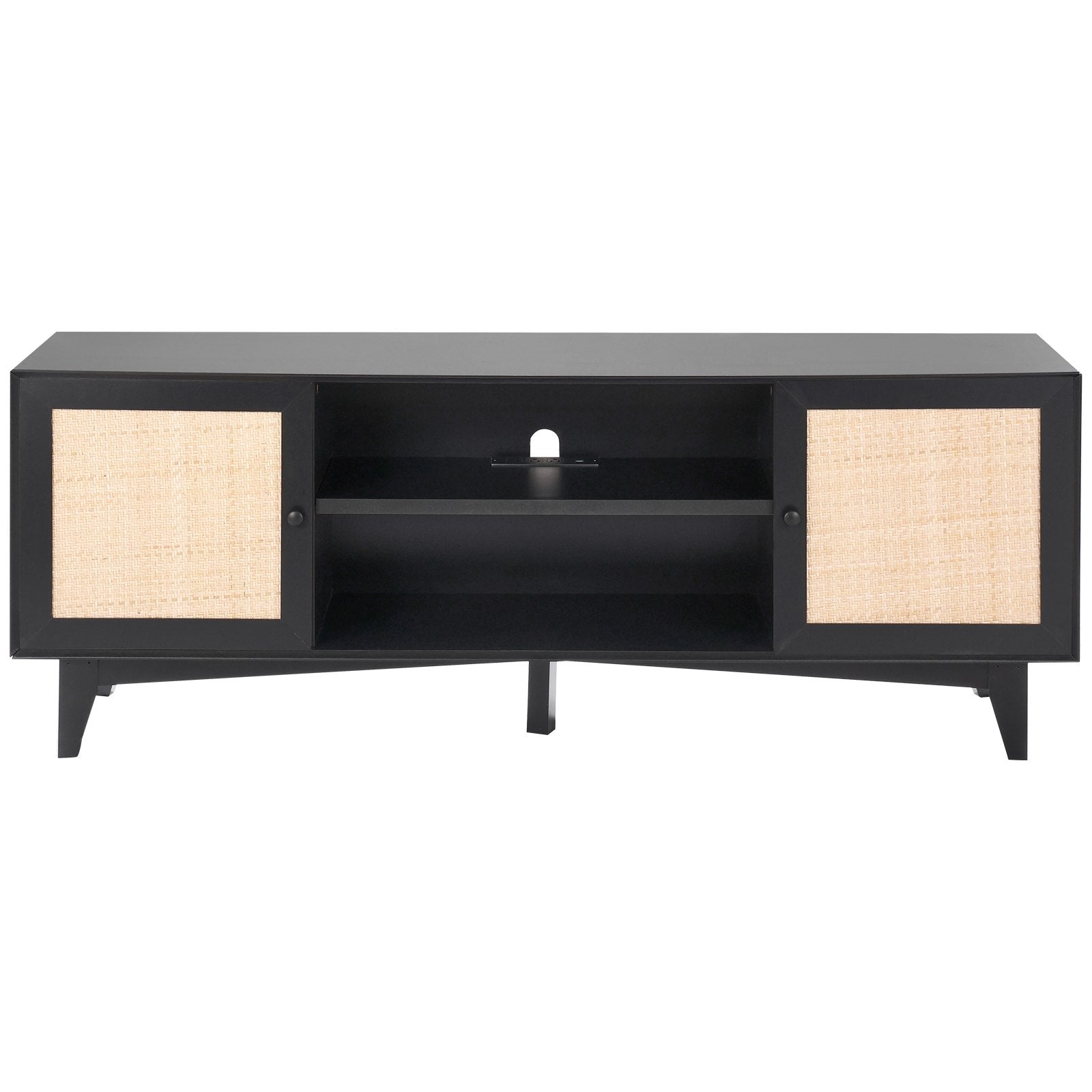 VEVOR Rattan TV Stand for 75