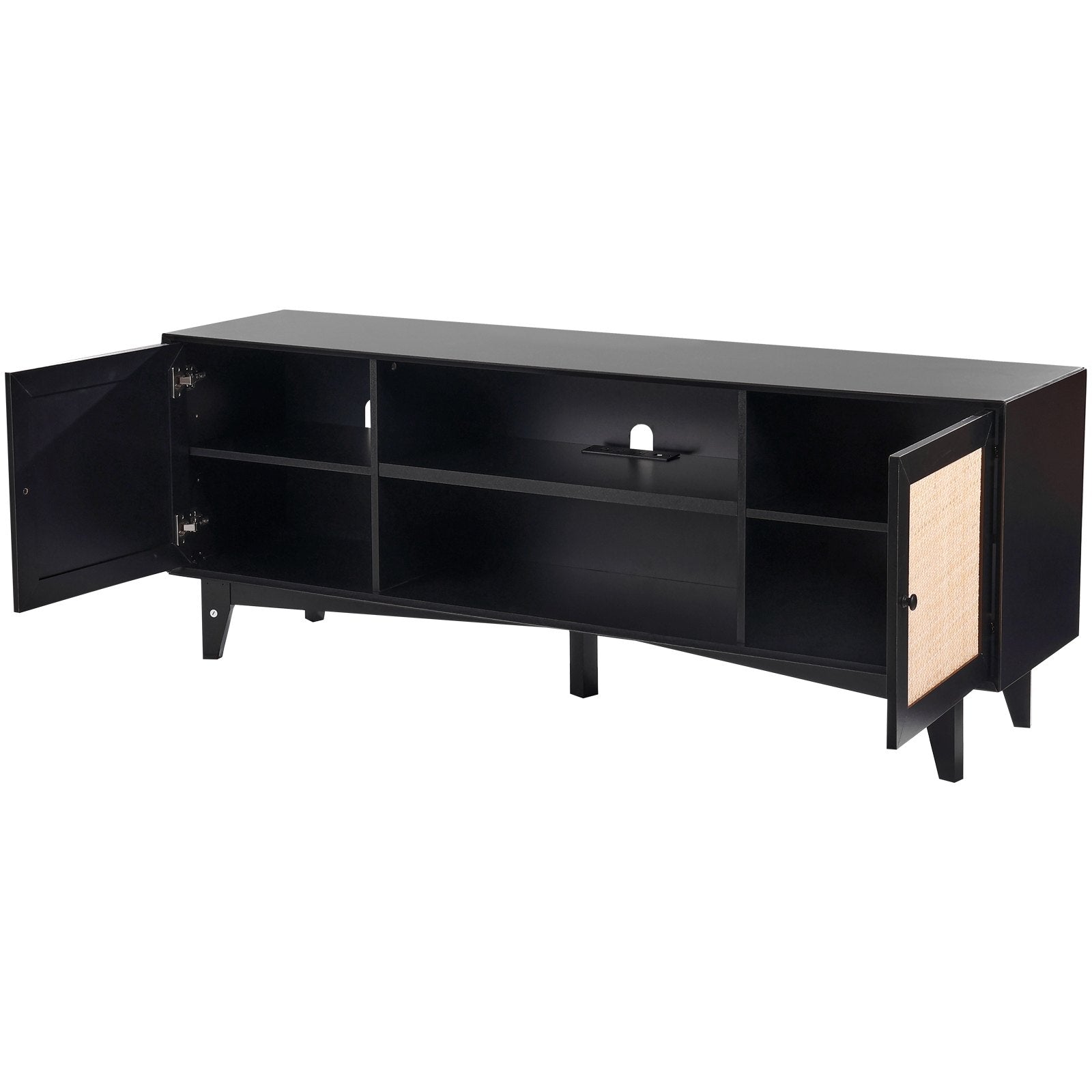 VEVOR Rattan TV Stand for 75