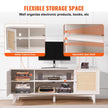 VEVOR Rattan TV Stand for 75