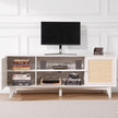VEVOR Rattan TV Stand for 75