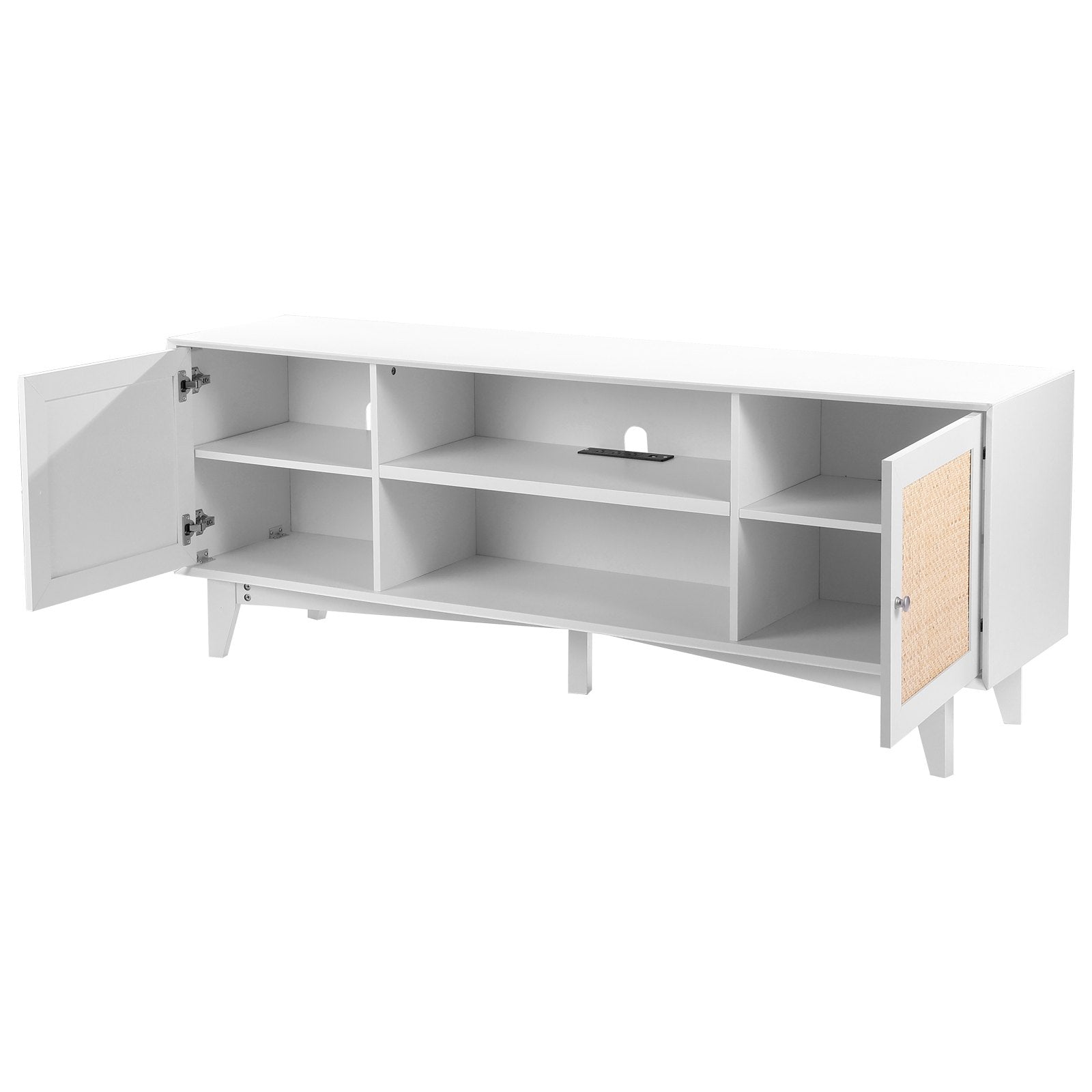 VEVOR Rattan TV Stand for 75