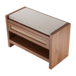 VEVOR Rattan Bench Woven Bench 30.9 Inches for Entryway Living Room & Bedroom