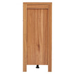 VEVOR Rattan Cabinet with 6 Doors 3 Drawers Adjustable Shelves Set of 3 Natural