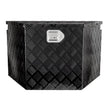 VEVOR Trailer Tongue Box, Aluminum Alloy Diamond Plate Tongue Box Tool Chest, Heavy Duty Trailer Box Storage with Lock and Keys, Utility Trailer Tongue Box for Pickup Truck, RV, Trailer, 39