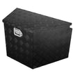 VEVOR Trailer Tongue Box, Aluminum Alloy Diamond Plate Tongue Box Tool Chest, Heavy Duty Trailer Box Storage with Lock and Keys, Utility Trailer Tongue Box for Pickup Truck, RV, Trailer, 39