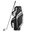 VEVOR Golf Cart Bag with 14 Way Organizer Divider Top, 36” 13 Pockets Premium Cart Bag, Durable Golf Bags with Handles & Dust Cover & Detachable Straps for Men & Women, Black Color-Block