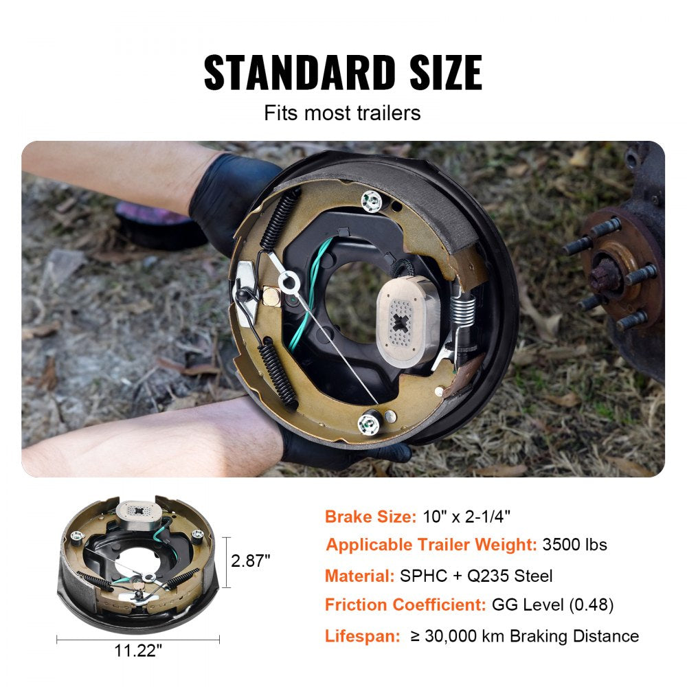 VEVOR Electric Trailer Brake Assembly, 10
