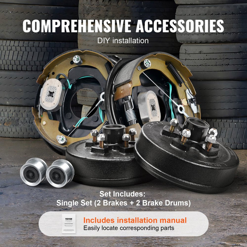 VEVOR Trailer Hub Drum Kits 5 on 4.5