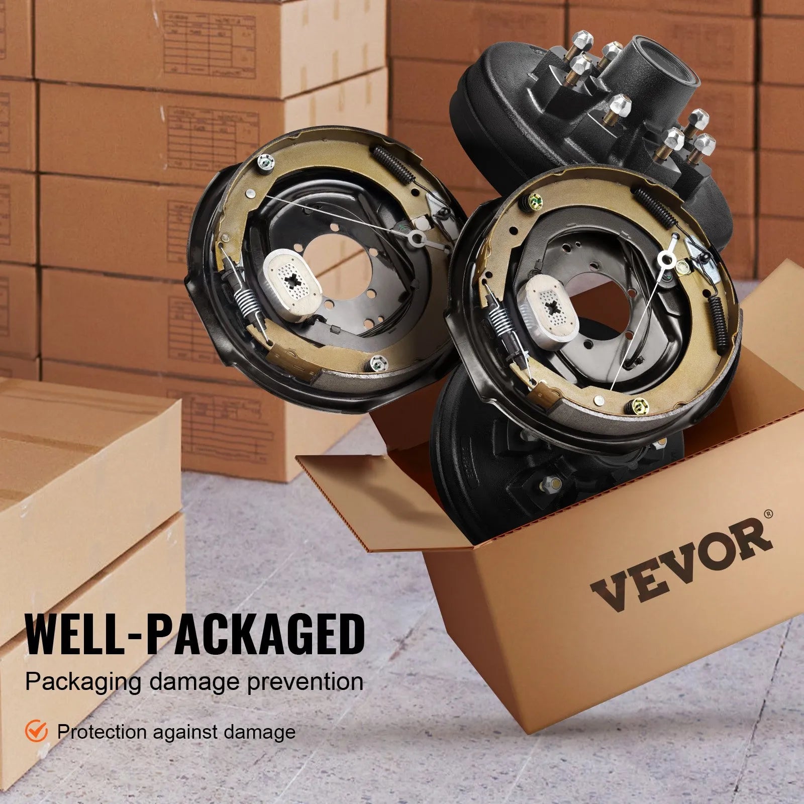 VEVOR Trailer Hub Drum Kits 8 on 6.5
