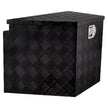 VEVOR Trailer Tongue Box, Aluminum Alloy Diamond Plate Tongue Box Tool Chest, Heavy Duty Trailer Box Storage with Lock and Keys, Utility Trailer Tongue Box for Pickup Truck, RV, Trailer, 29