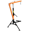VEVOR 1000 lb Pickup Hitch Mounted Truck Crane with Hydraulic Jack & 360° Rotating Boom