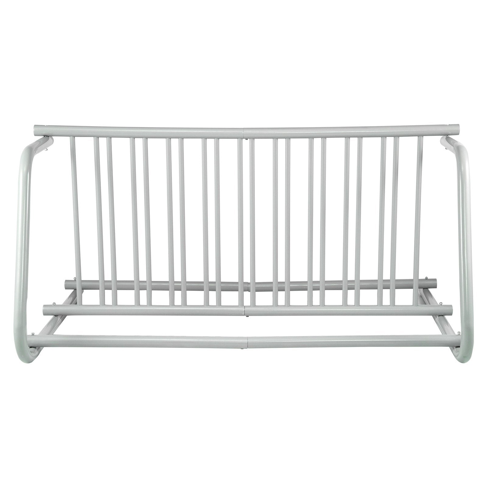 Floor Bike Rack 10 Holders Dual-side Storage Stand For Garages Streets Yards