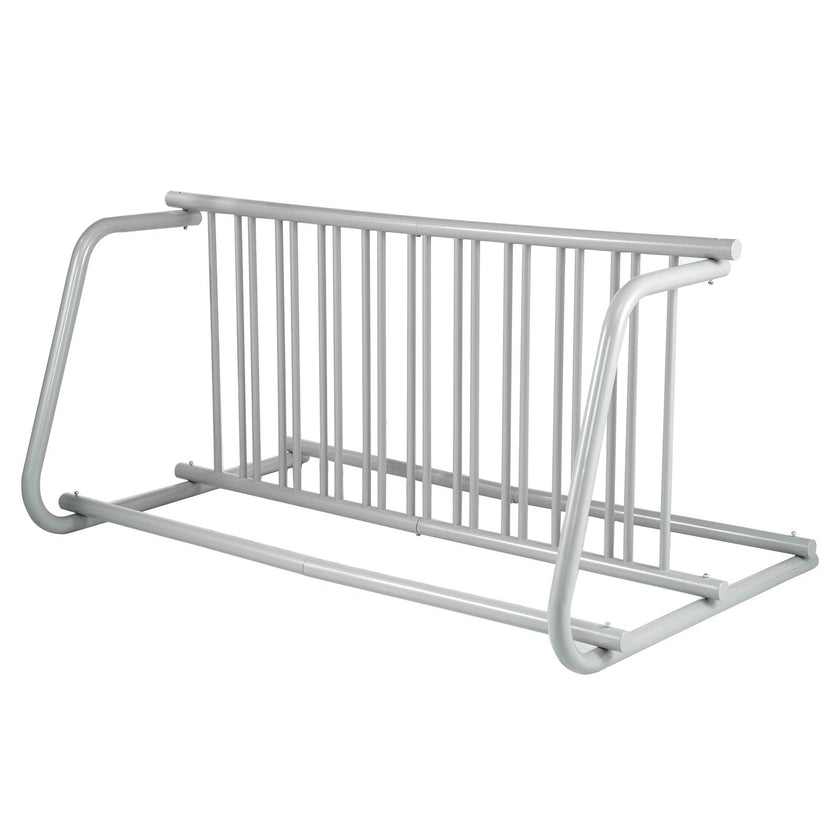 Floor Bike Rack 10 Holders Dual-side Storage Stand For Garages Streets Yards