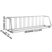 VEVOR Floor Bike Rack 9 Holders,All-Steel Grid Bike Rack 111\