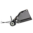 VEVOR Tow-Behind Lawn Sweeper 42-inch Leaf Yard Collector 12 cu.ft. Adjustable