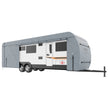 VEVOR Travel Trailer Cover, 20-22' RV Cover, 4-Layer Non-Woven Fabric Camper Cover, Waterproof, Windproof And Wear-Resistant Class A RV Cover, Rip-Stop Camper Cover with Storage Bag and Patches