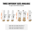VEVOR 6 Pcs Large Withe Birch Logs, Gas Fireplace Ceramic Logs for Fire place, Heat-Resistant Wood Log Gas Realistic Logs, Stackable Wood Branches for Gas Fireplace, Firebowl Indoor or Outdoor