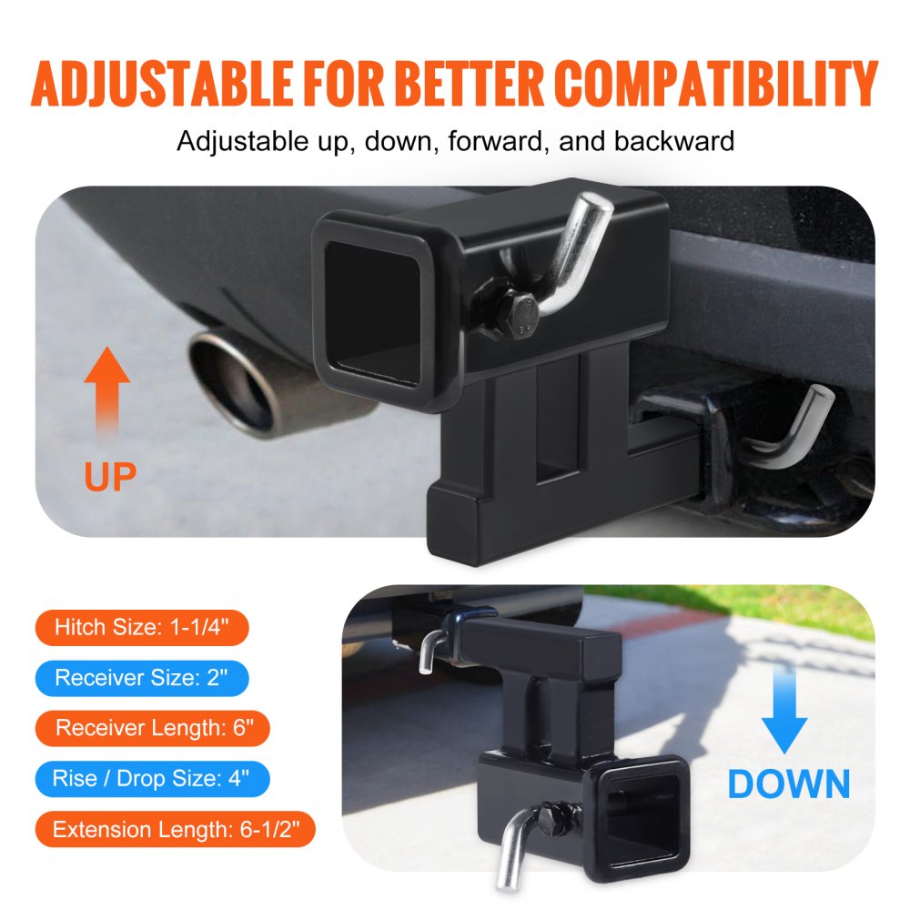 VEVOR Hitch Adapter, 1-1/4