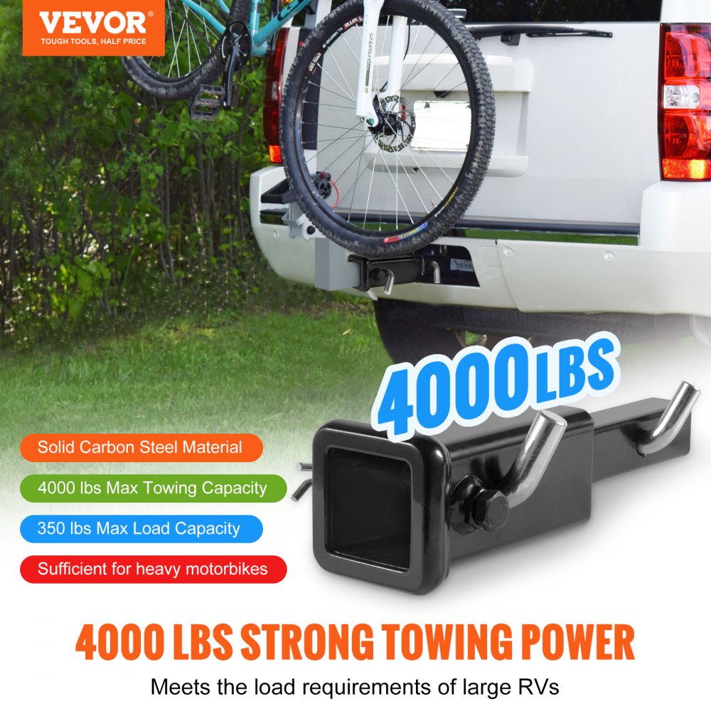 VEVOR Trailer Hitch Extender, 1-1/4
