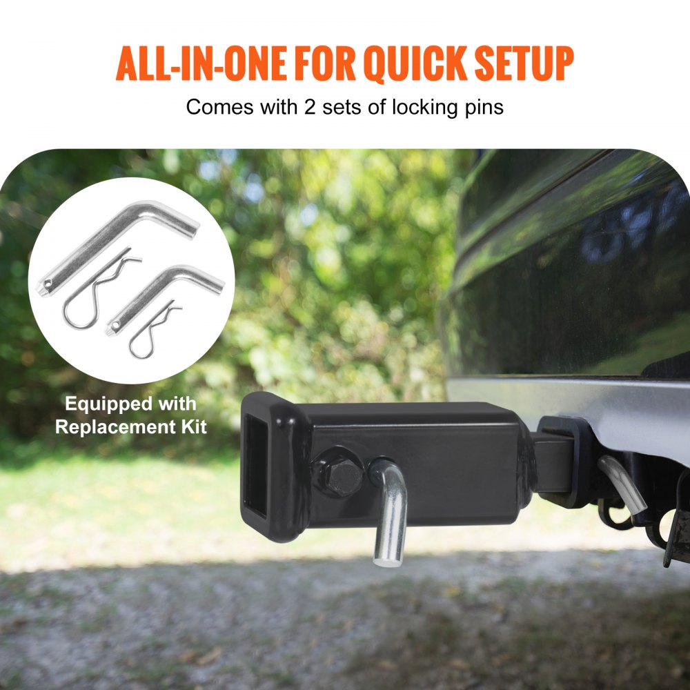 VEVOR Trailer Hitch Extender, 1-1/4