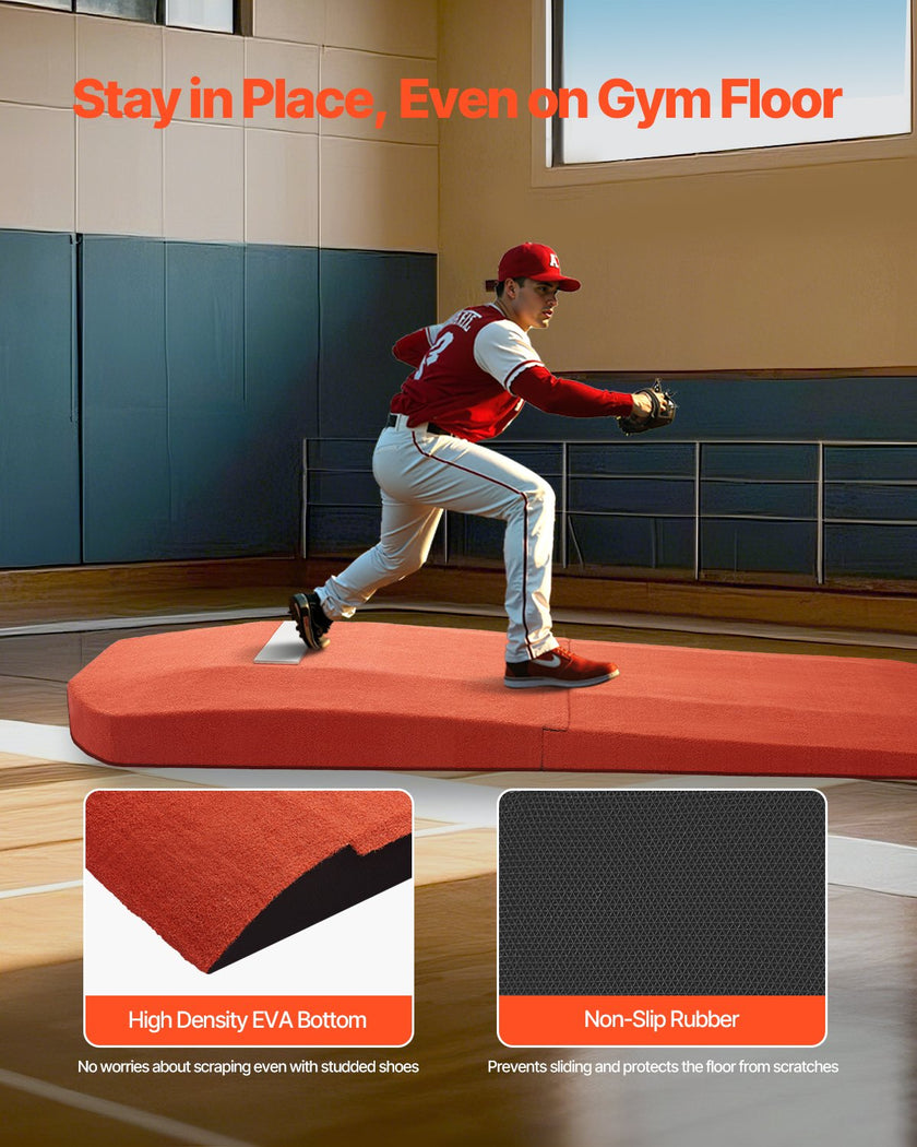 VEVOR 127 in Pitching Mound Portable Pitcher Mound Baseball Softball Training