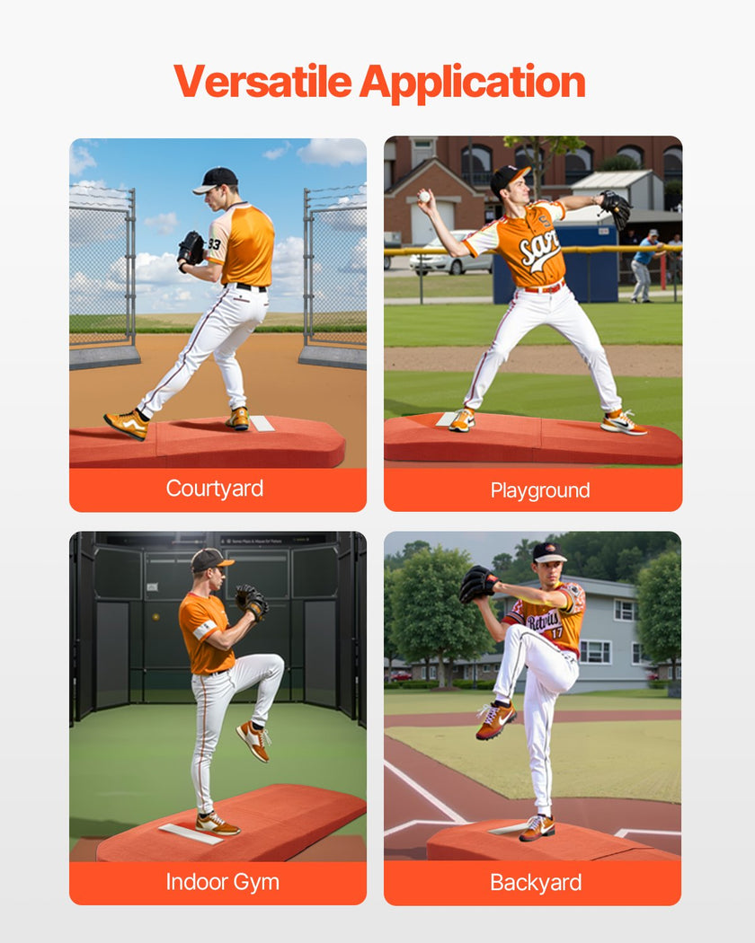 VEVOR 127 in Pitching Mound Portable Pitcher Mound Baseball Softball Training
