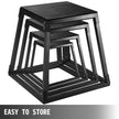 VEVOR Plyometric Platforms 4 PCS Set (12