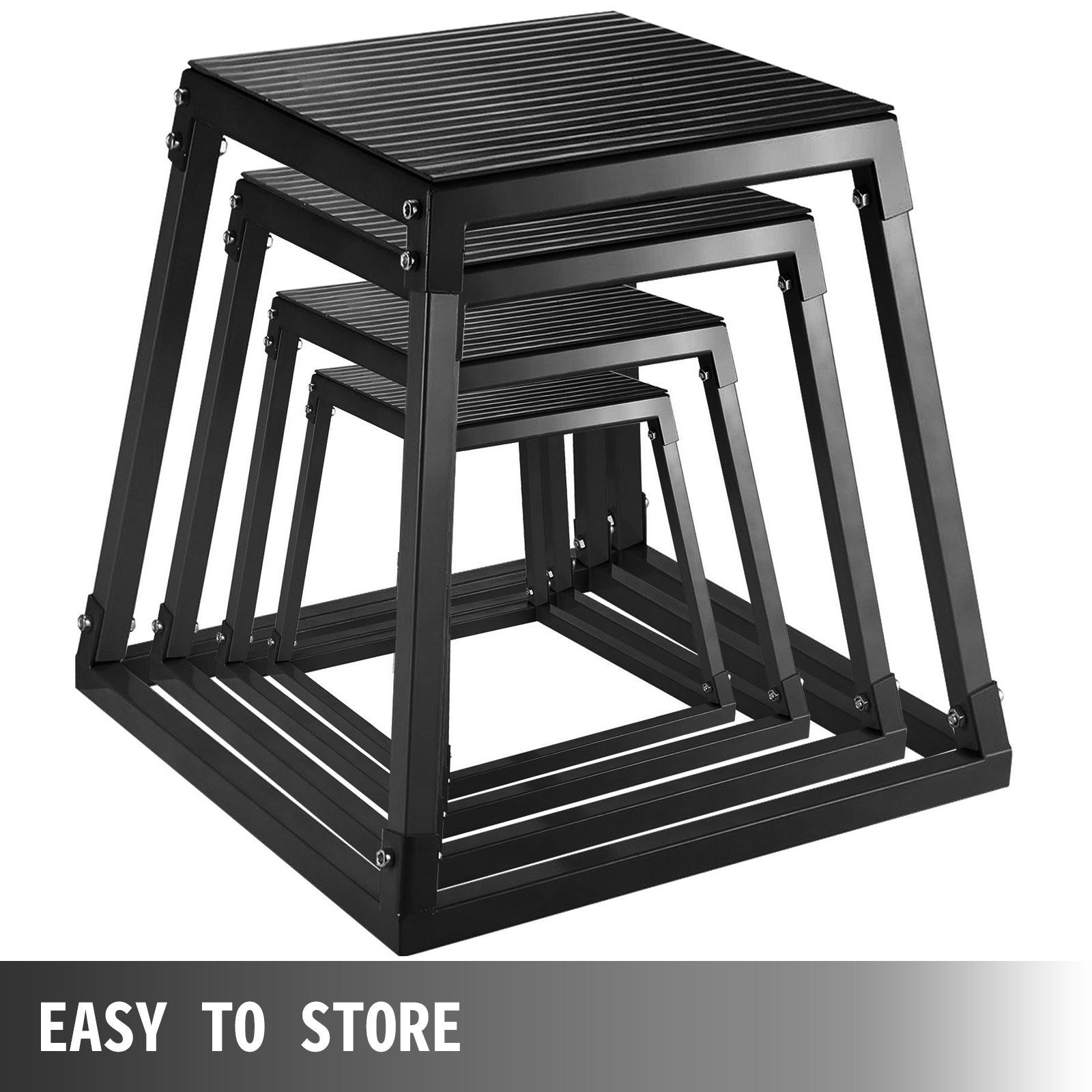 VEVOR Plyometric Platforms 4 PCS Set (12