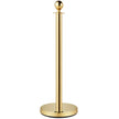 VEVOR Velvet Ropes and Posts, 5 ft/1.5 m Red Rope, Stainless Steel Gold Stanchion with Ball Top, Red Crowd Control Barrier Used for Theaters, Party, Wedding, Exhibition, Ticket Offices Pack Sets (6)