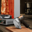 VEVOR Electric Shawarma Knife, 80W Professional Turkish Kebab Knife, Commercial Stainless Steel Gyro Cutter, Doner Kebab Meat Slicer with 2 Blades, ?4