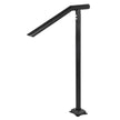 VEVOR 1-3 Step Handrail, Black Steel Railing for Steps 330LBS Capacity Stair Handrail  Baking Varnish Metal Handrail for Stairs Stylish Handrails for Outdoor Steps with Expansion Bolts & Drill Bit