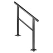 VEVOR Outdoor Handrail 165LBS Load Handrail Outdoor Stairs Aluminum Stair Handrail 36 x 35