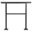 VEVOR Outdoor Handrail 165LBS Load Handrail Outdoor Stairs Aluminum Stair Handrail 36 x 35