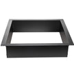 VEVOR Fire Pit Ring, 36-Inch Outer/30-Inch Inner Diameter Fire Pit Insert,1.5 mm Thickness Fire Ring, DIY Steel Ring with Tongs In-Ground Fire Pit Liner for Outdoor, Patio, Backyard