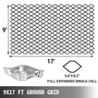 VEVOR Geo Grid Ground Grid 9x17 ft, Geo Cell Grid 4 Inch Thick, Gravel Grid HDPE Material, Ground Stabilization Grid 1885 LBS Per Sq, Tensile Strength Gravel Ground Grid for Slope Driveways, Garden