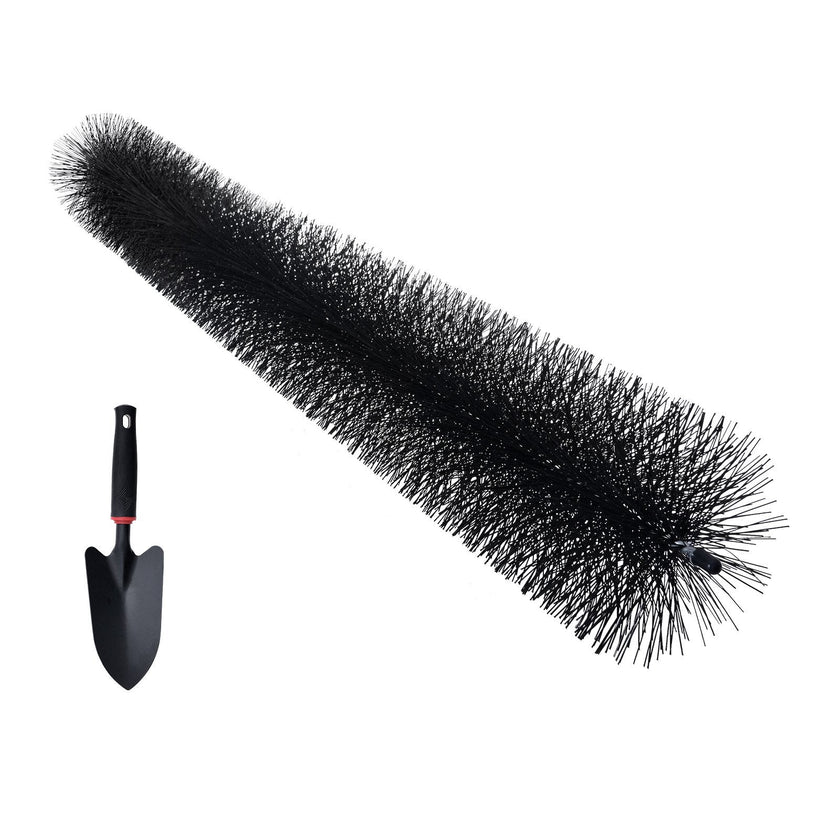 VEVOR Gutter Brush, 60 Feet Total Length 4.33 inch Diameter Gutter Cleaning Tools, Ground-Level Gutter Brush Leaf Guard for 5 Inch Gutters, Easily Clear roof Leaves and Debris, 20 Pack