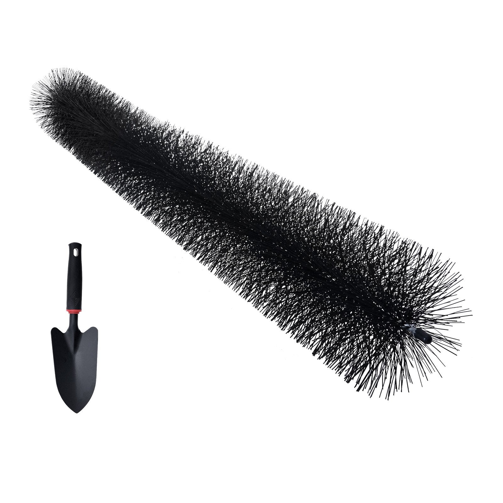VEVOR Gutter Brush, 80 Feet Total Length 4.33 inch Diameter Gutter Cleaning Tools, Ground-Level Gutter Brush Leaf Guard for 5 Inch Gutters, Easily Clear roof Leaves and Debris, 27 Pack