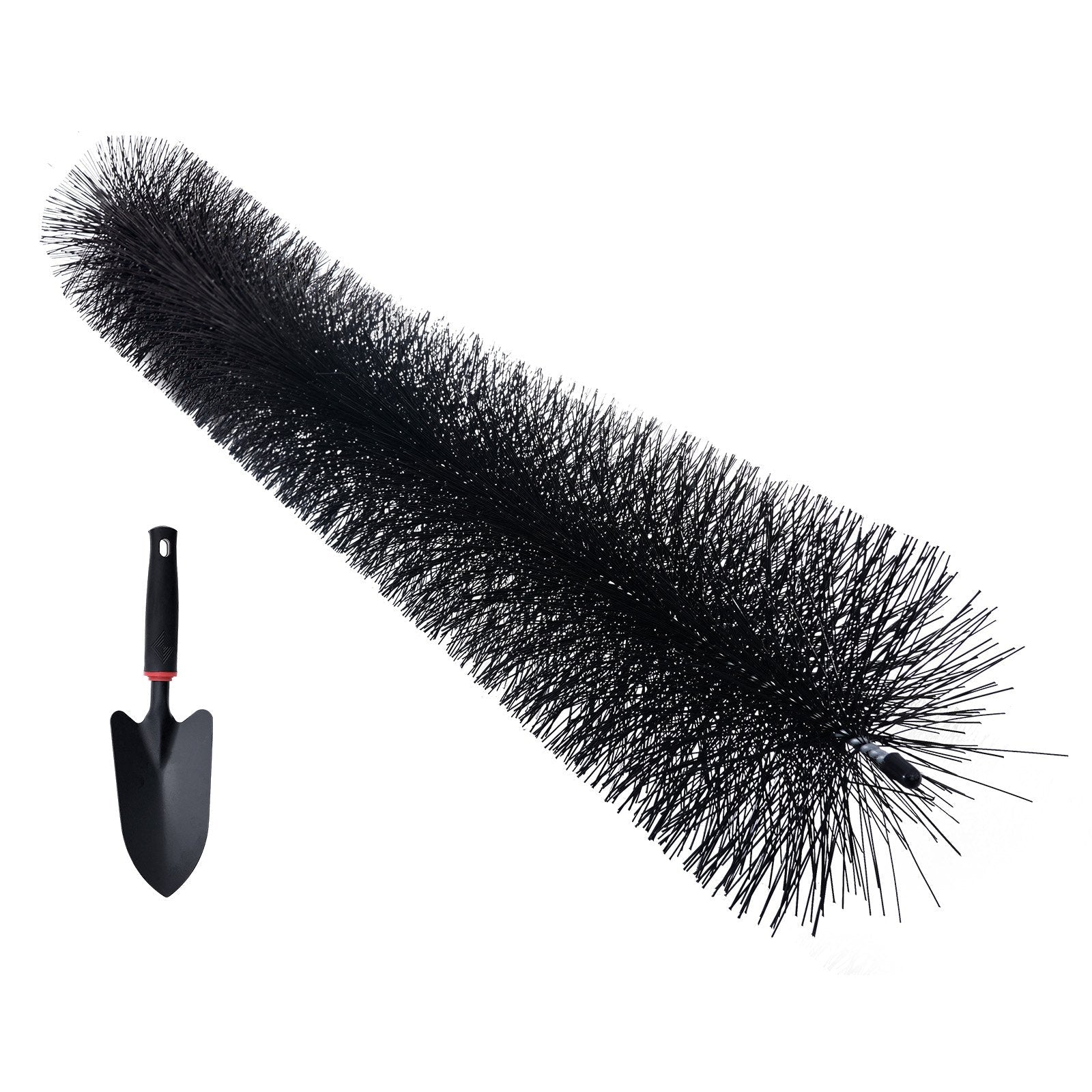 VEVOR Gutter Brush, 60 Feet Total Length 5.25 inch Diameter Gutter Cleaning Tools, Ground-Level Gutter Brush Leaf Guard for 5 Inch Gutters, Easily Clear roof Leaves and Debris, 20 Pack