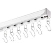 VEVOR Ceiling Curtain Track Set 11.8 FT/3.6 Meter Room Divider with Hooks White