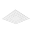 VEVOR Ceiling Tiles 12-Pack 24 x 24 in PVC Easy Installation White Peg Pattern