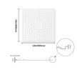 VEVOR Ceiling Tiles 12-Pack 24 x 24 in PVC Easy Installation White Echo Pattern